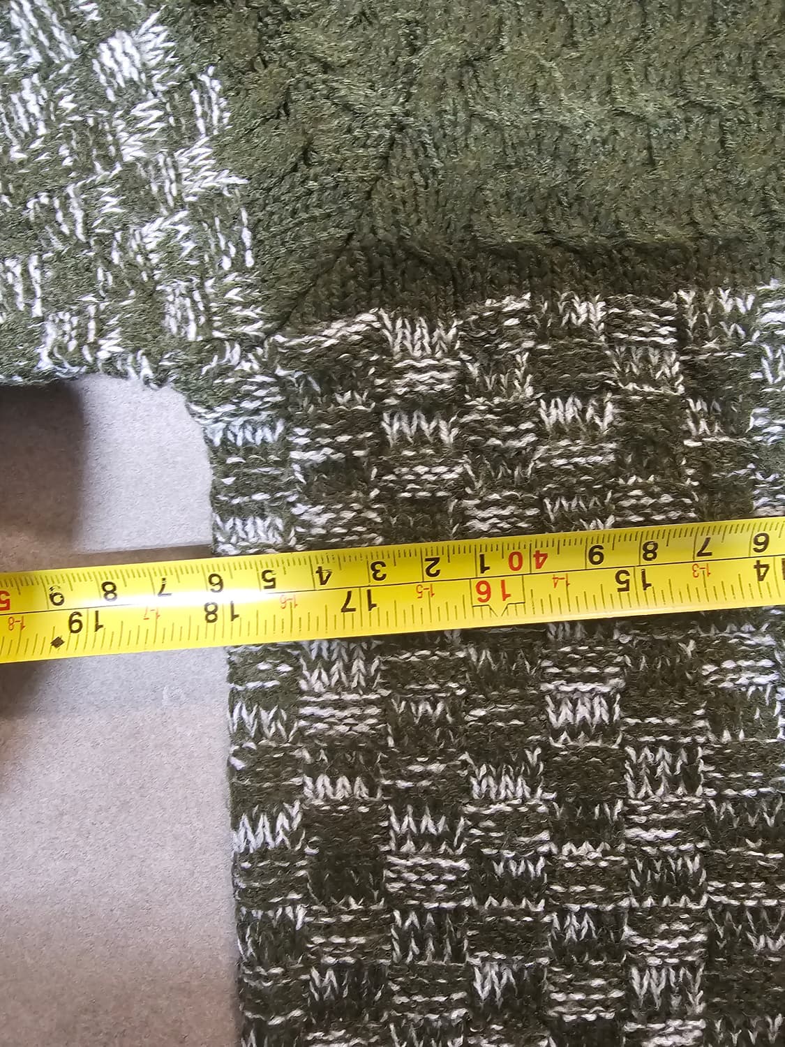 Ikka 배색 니트 M 상품이미지4