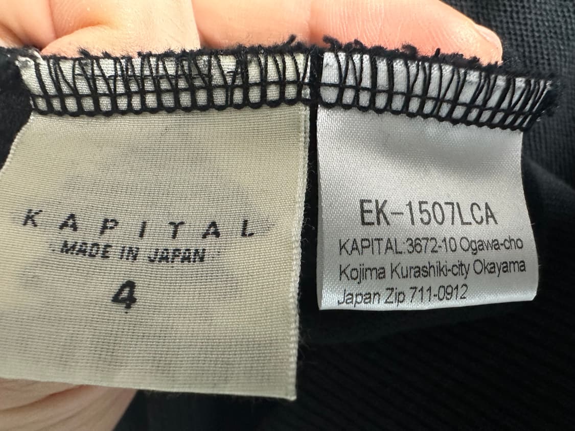 [4] 캐피탈 피케 랑글 레트로 폴로 블랙 상품이미지3