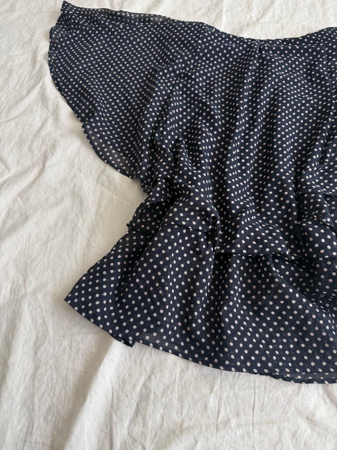 네이비 로걀 갸루 러블리 블라우스 상품이미지5