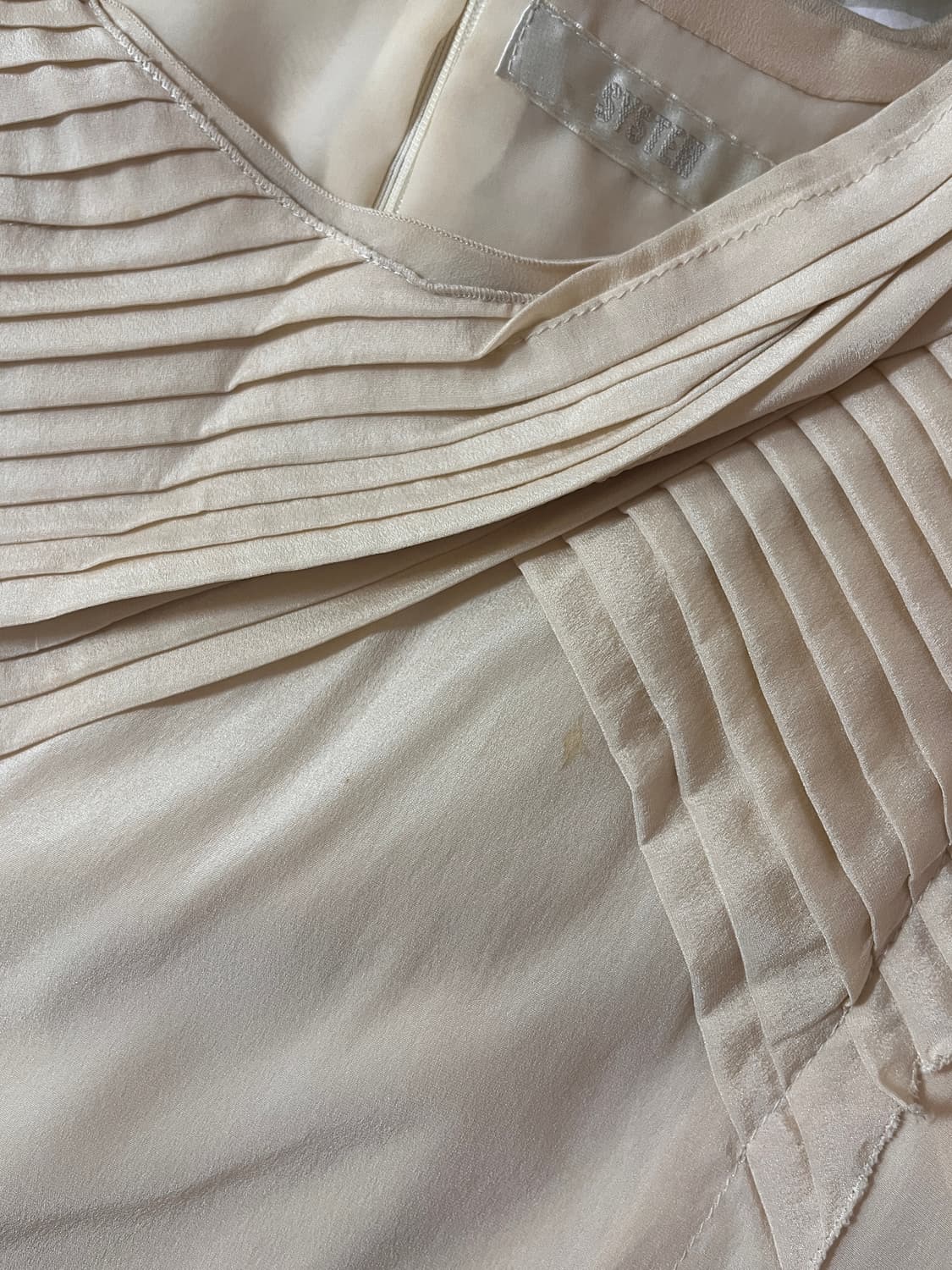 SYSTEM silk pleats sleeveless 상품이미지3