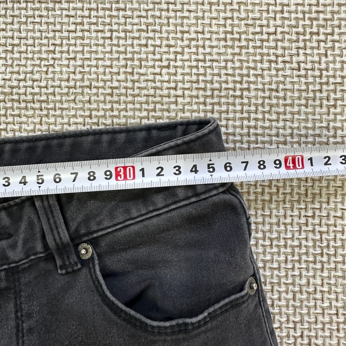 27 디키즈 흑청 데님 스키니 0427D 상품이미지7