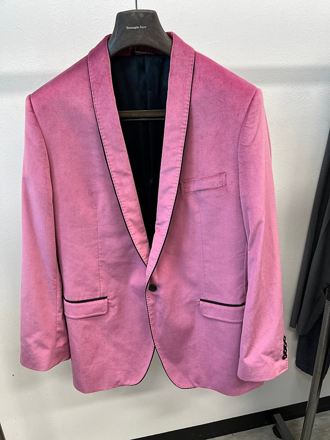 105-110) 돌체앤가바나 숄라펠 벨벳자켓  상품이미지4