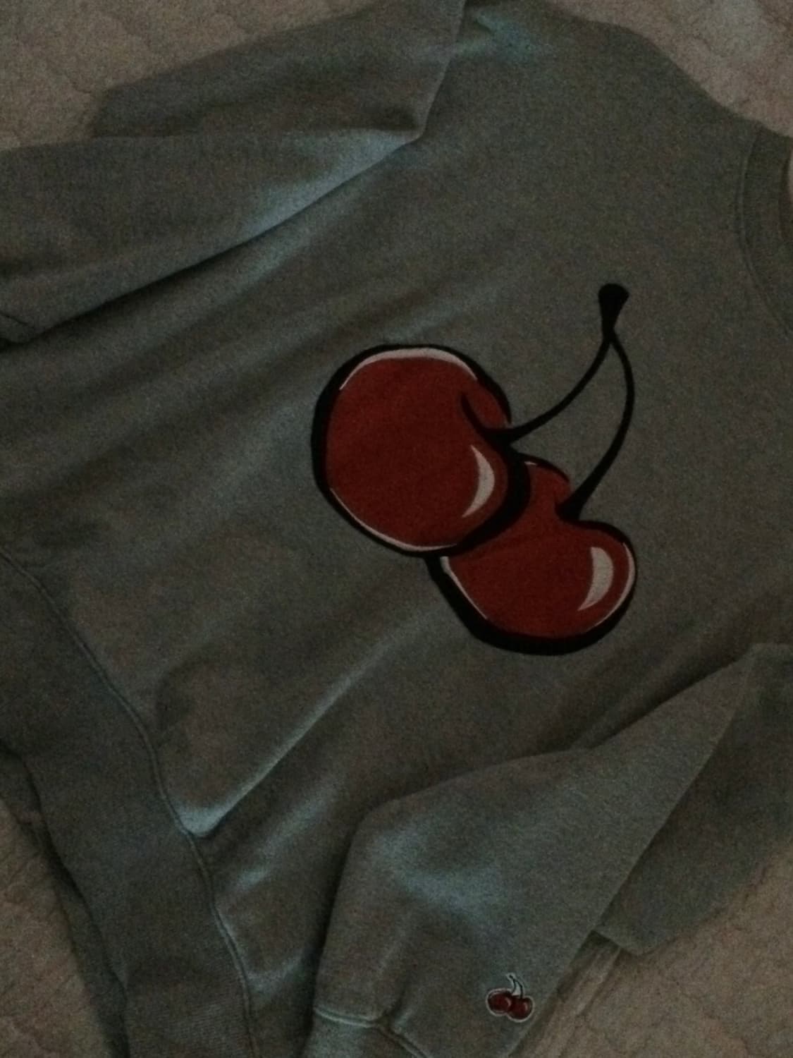 키르시 회색 맨투맨 상품이미지3