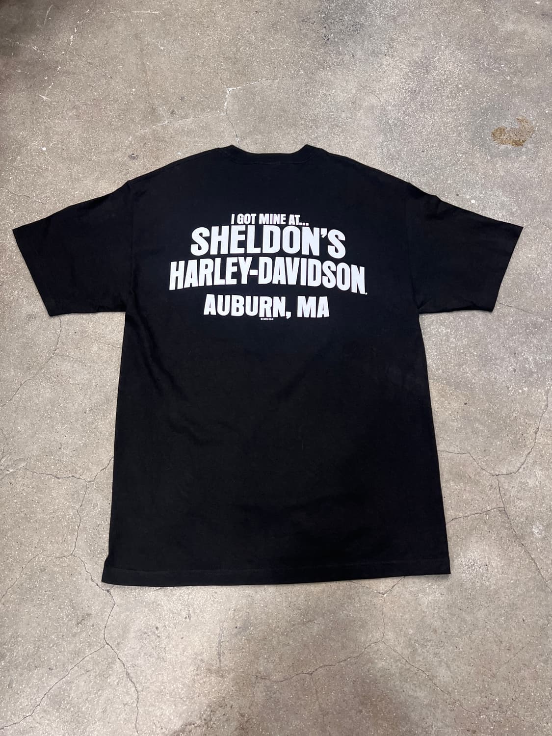 할리데이비슨 오번 반팔티셔츠 블랙 상품이미지2