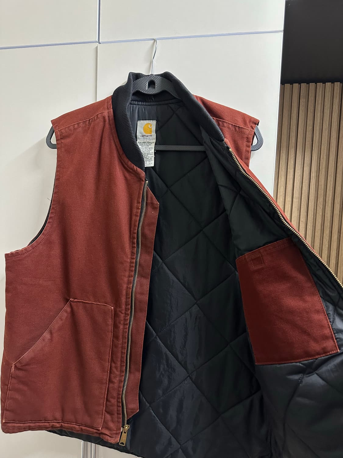 칼하트 덕 베스트 버건디 상품이미지6