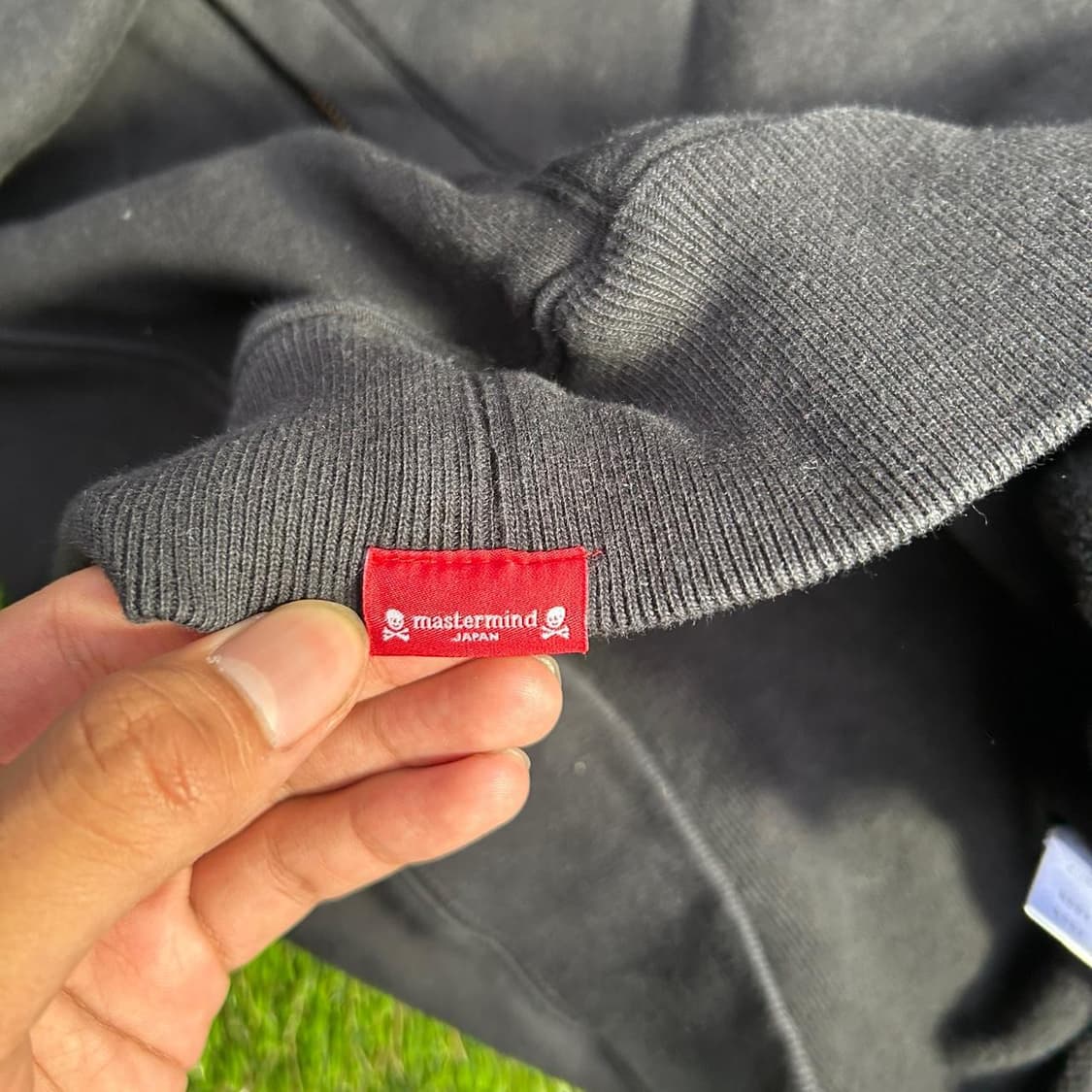 마스터마인드 비즈 스컬 로고 후드집업 블랙 상품이미지6