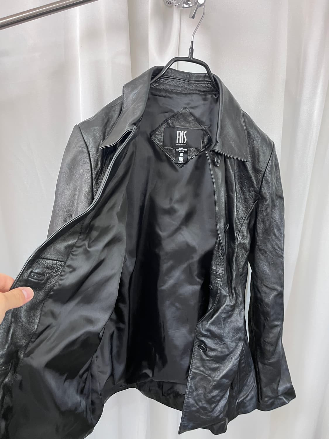 FNS leather jacket  상품이미지4
