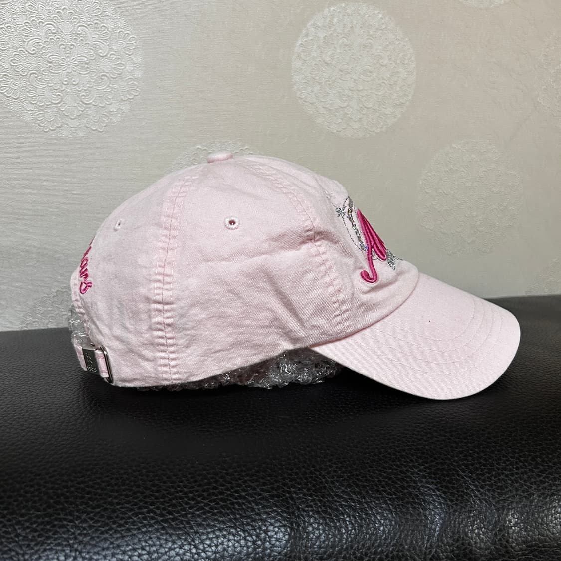 y2k 빈티지 여성 핑크 모자 볼캡 상품이미지3