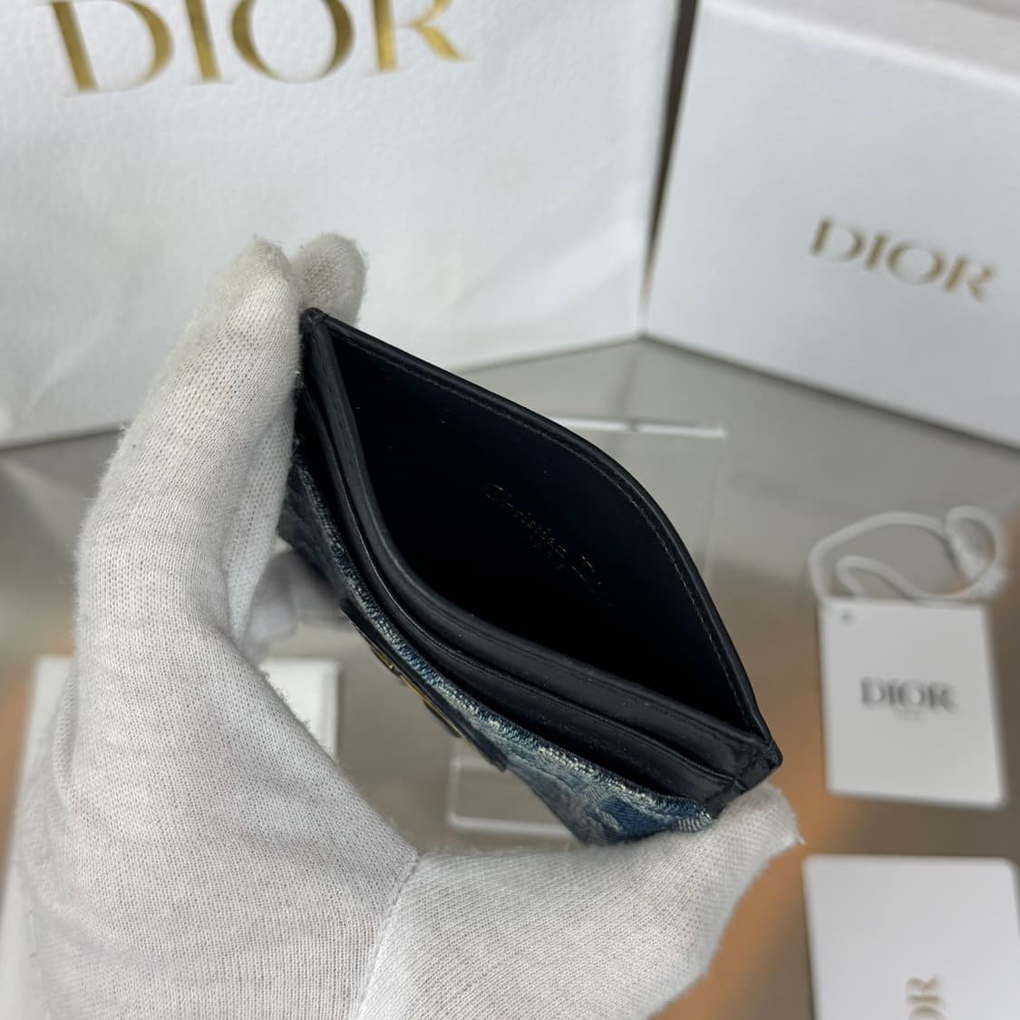 [리오브] 디올 CD 몽테인 30 오블리크 카드지갑 상품이미지4