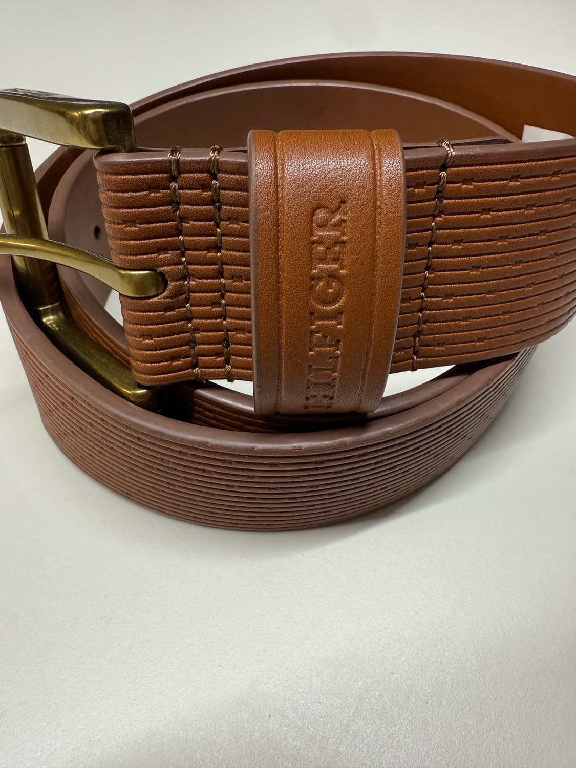 타미힐피거 브라운 벨트 34사이즈 새제품 상품이미지2