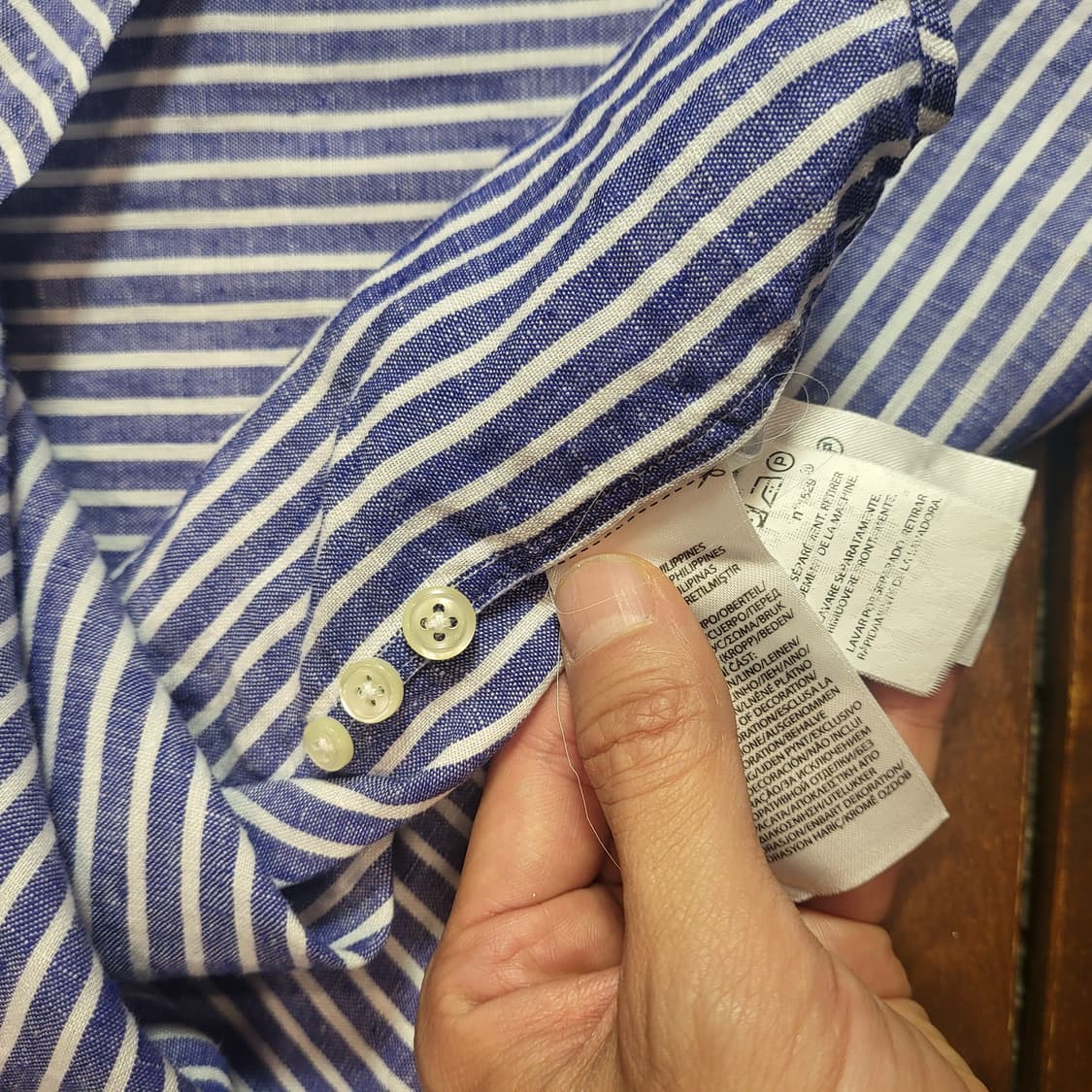 폴로 랄프로렌 리넨 셔츠 (XL) 상품이미지10
