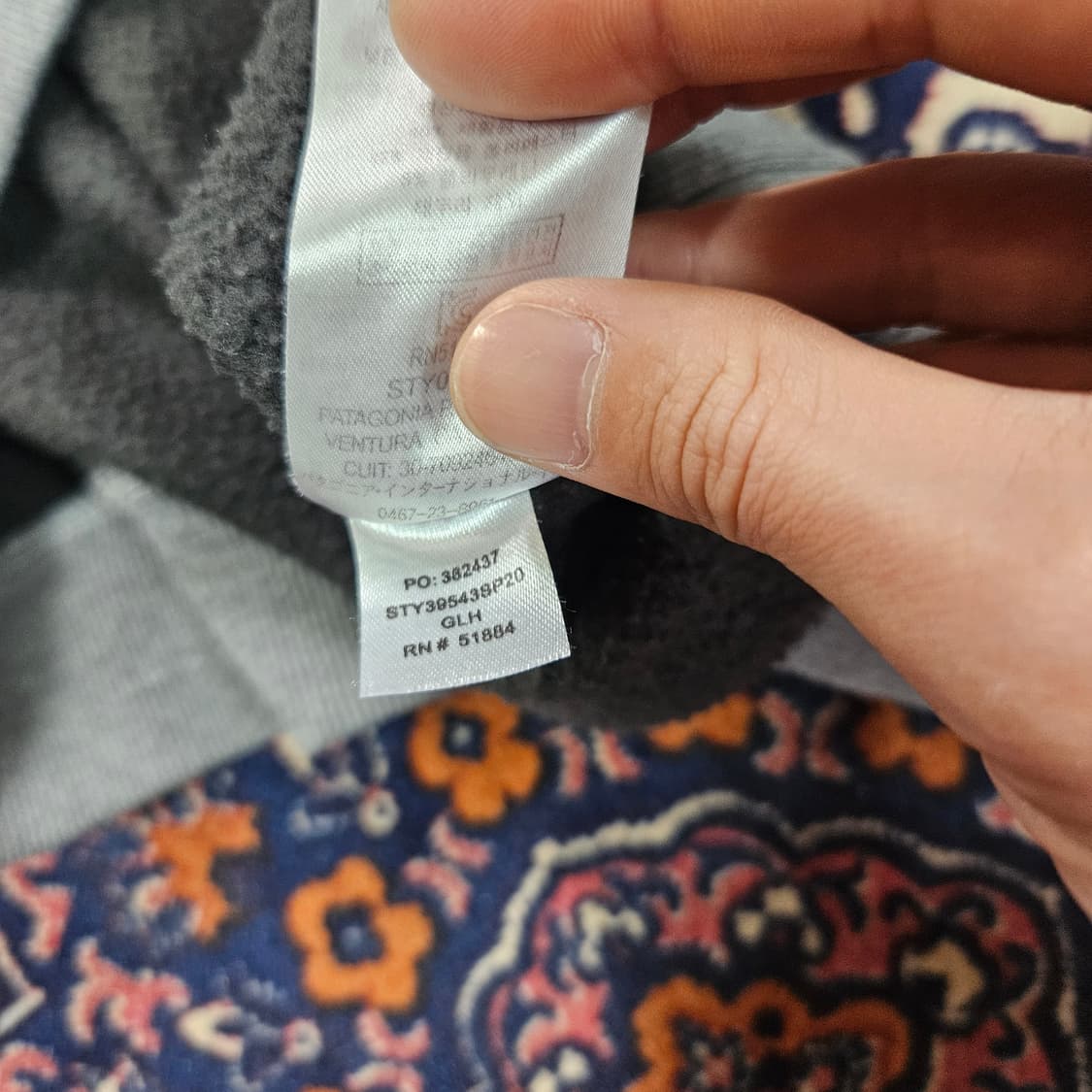 파타고니아 시그니쳐 그레이 맨투맨 L size 상품이미지7