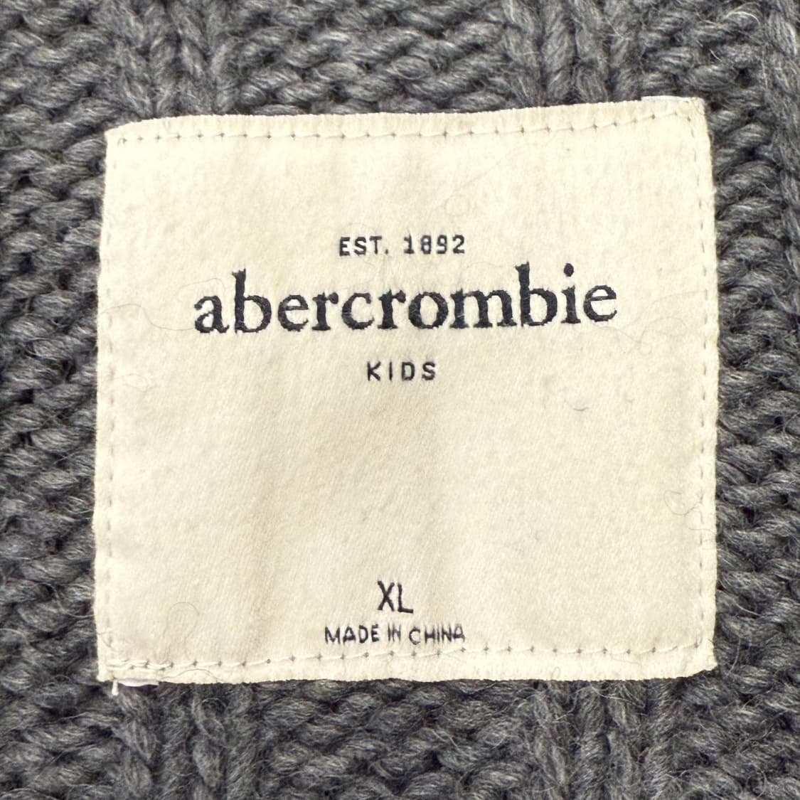 아베크롬비 그레이 니트 가디건 상품이미지5