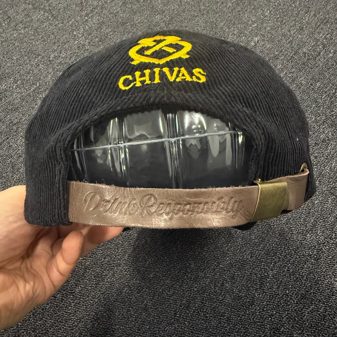 다크룸x시바스리갈 콜라보 코듀로이 볼캡 상품이미지6