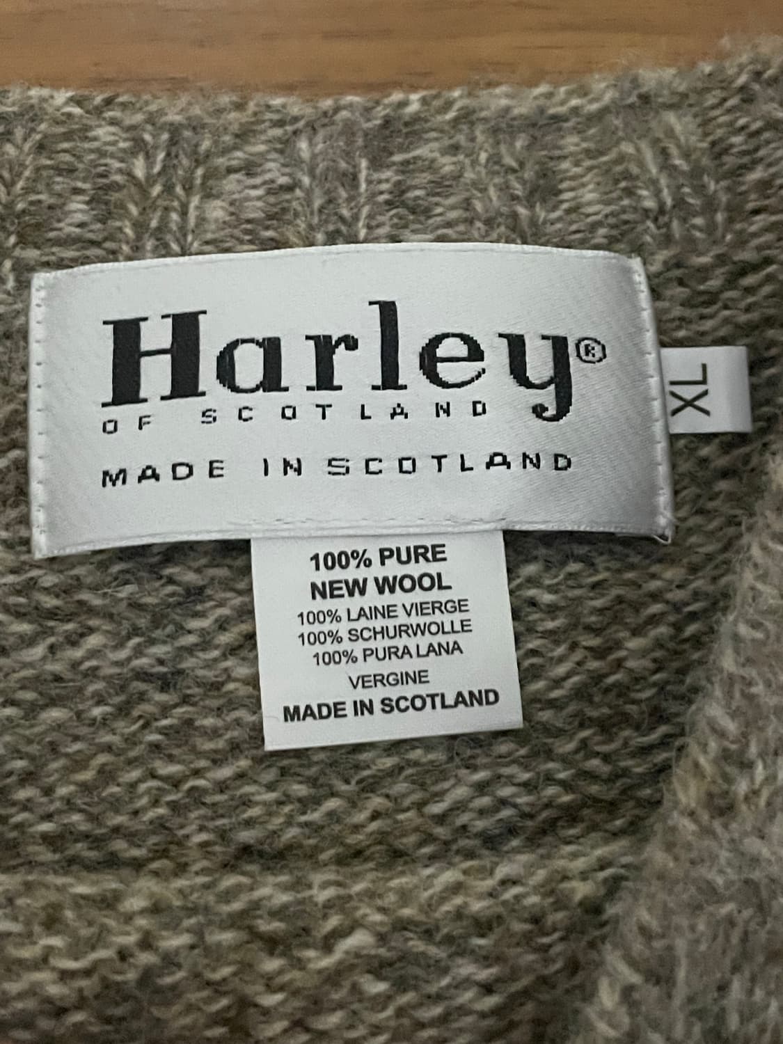 할리오브스코틀랜드 쉐기독니트 머쉬룸(xl) 상품이미지4