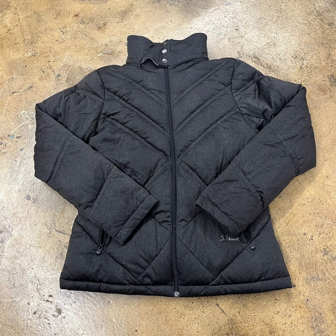 [정품/S] 타이틀리스트 여성 블랙 패딩 점퍼 b10 상품이미지2