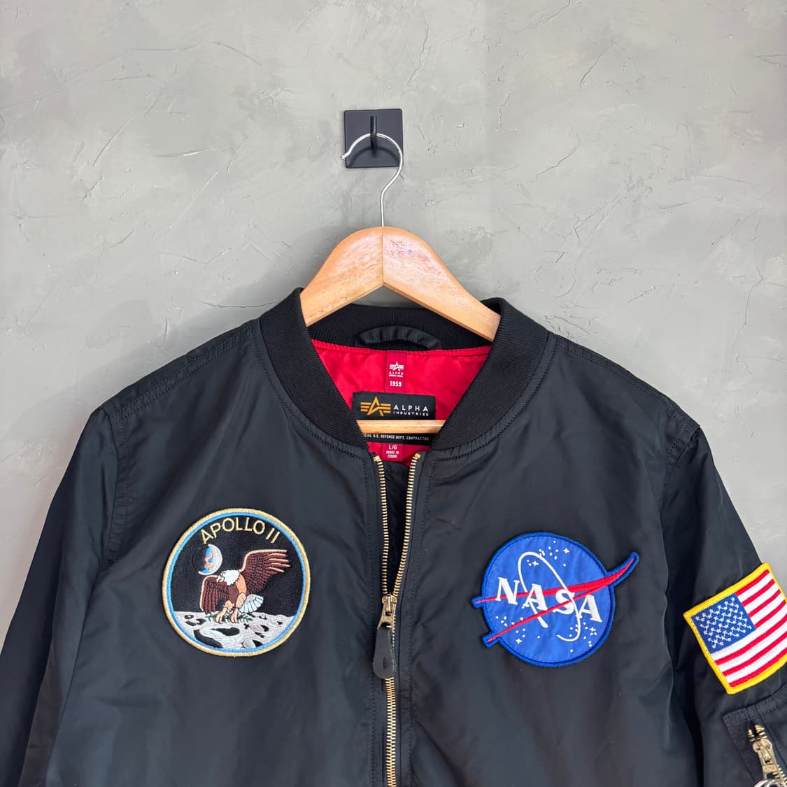 알파인더스트리 나사 마원 아폴로 봄버 자켓 상품이미지2
