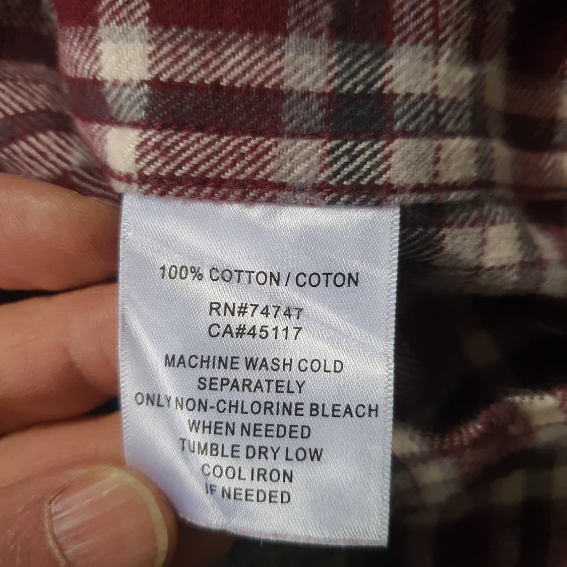 미국 수입 플란넬 체크 셔츠 no.9 상품이미지5