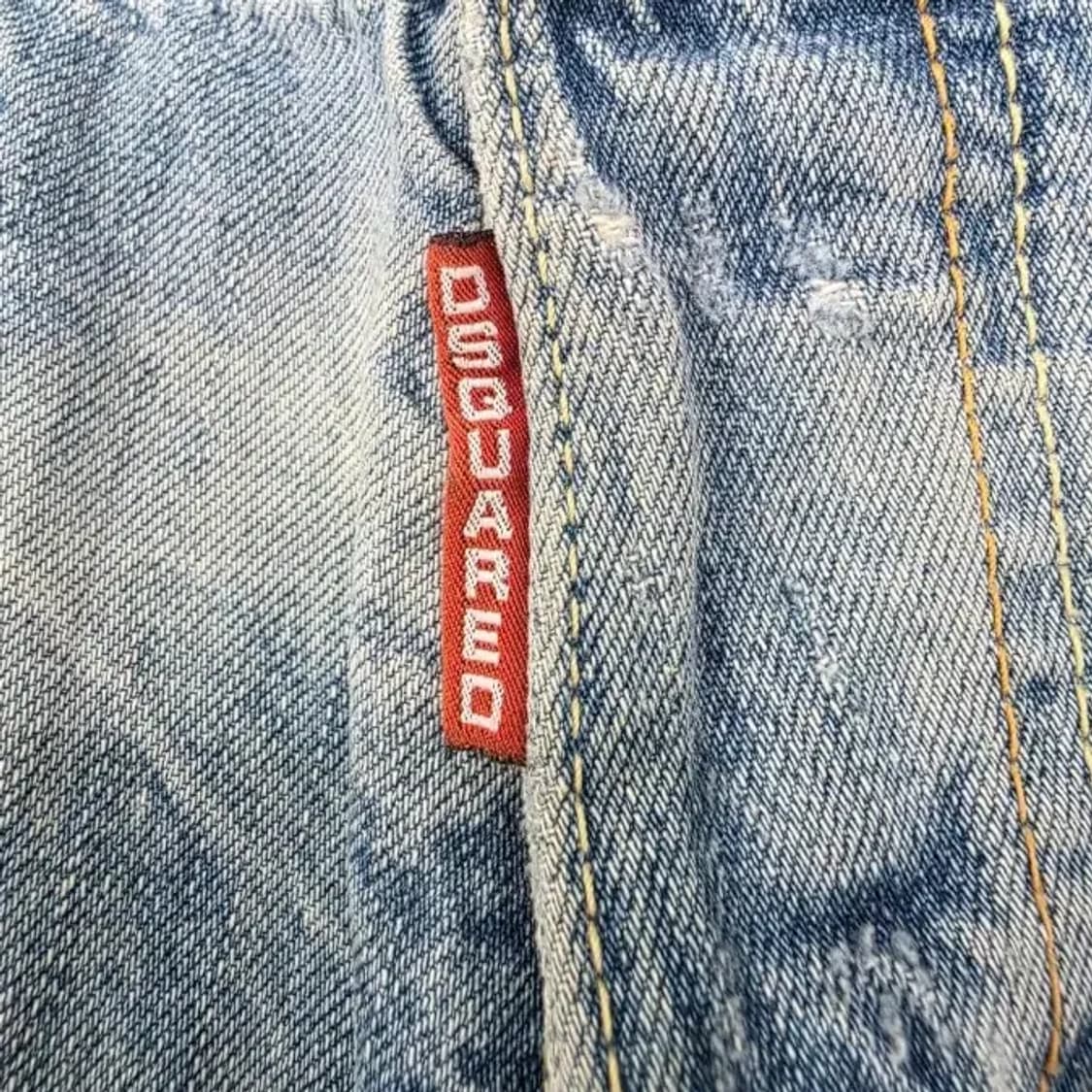 디스퀘어드2 자수 데미지 스트레이트 진 (신세계 정판 / 46) 상품이미지9