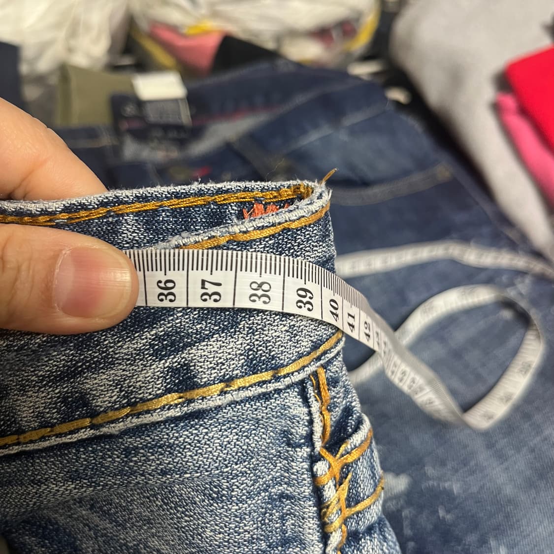 트루릴리젼 조이 슈퍼티 부츠컷 데님 팬츠  30 상품이미지3