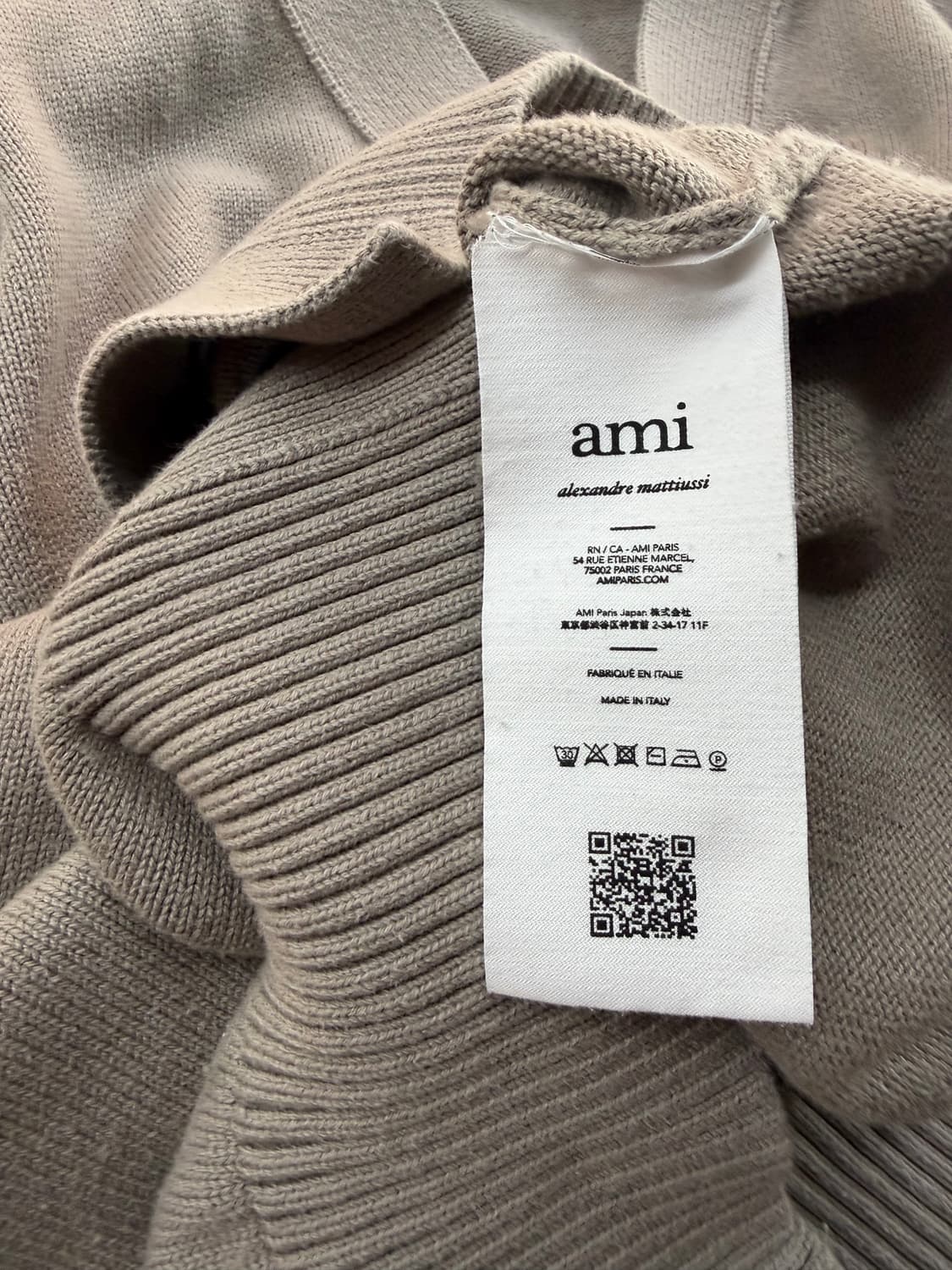 XL/ 아미 25FW 신형 엠브로이드 자수 가디건 상품이미지10