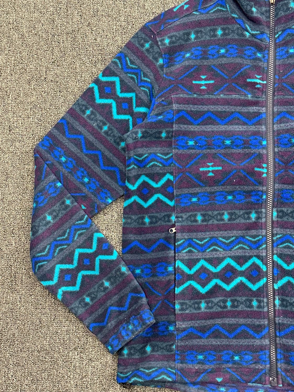 M)Columbia vintage 아즈텍 패턴 플리스 자켓 상품이미지2