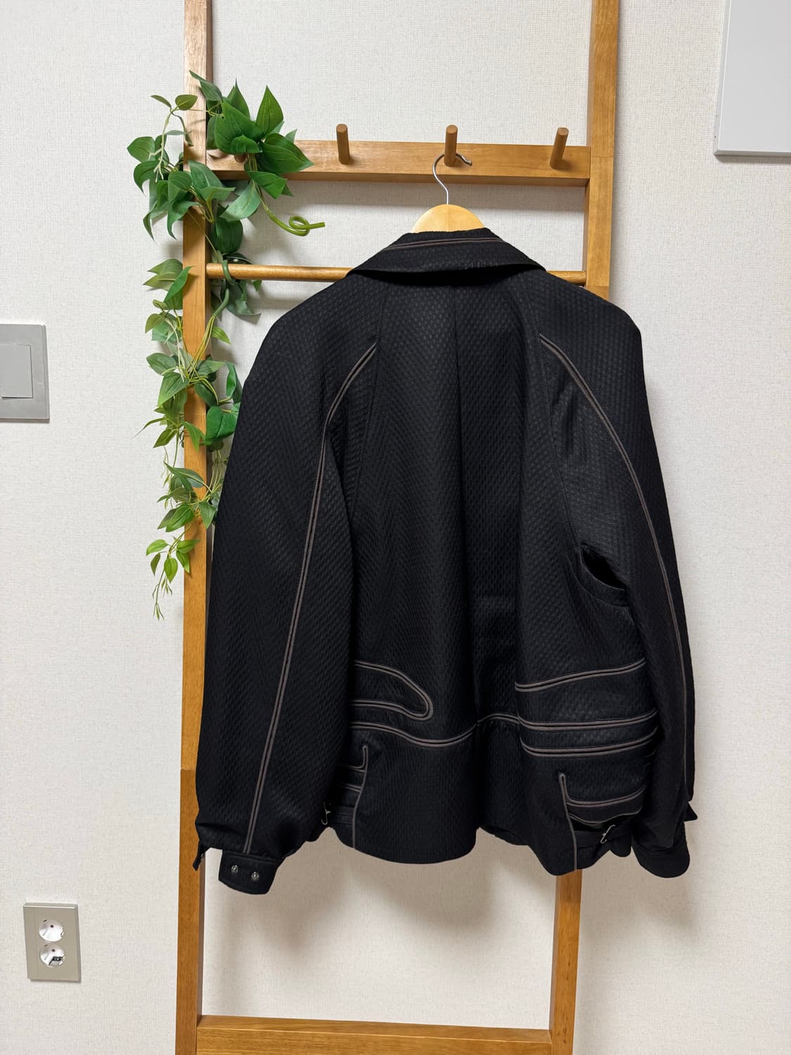 키코 코스타디노브 지란 파이핑 자켓 블랙 상품이미지2