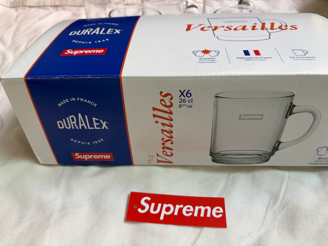 슈프림 듀라렉스 글래스 머그 클리어 (6개 세트) - 23SS Supre 상품이미지4