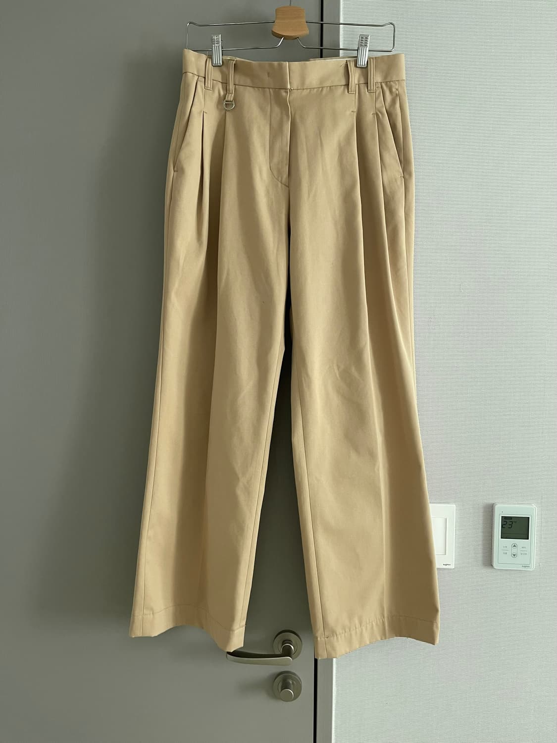 인사일런스 코튼 와이드팬츠 상품이미지1