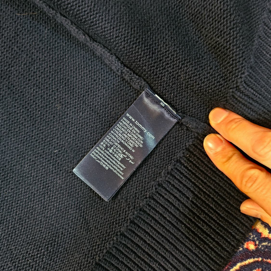 타미힐피거 네이비 집업 가디건 자켓 M(100) size 상품이미지6