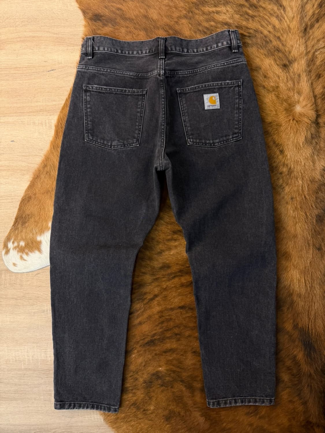 칼하트 윕 Newel 흑청 데님 팬츠  상품이미지3