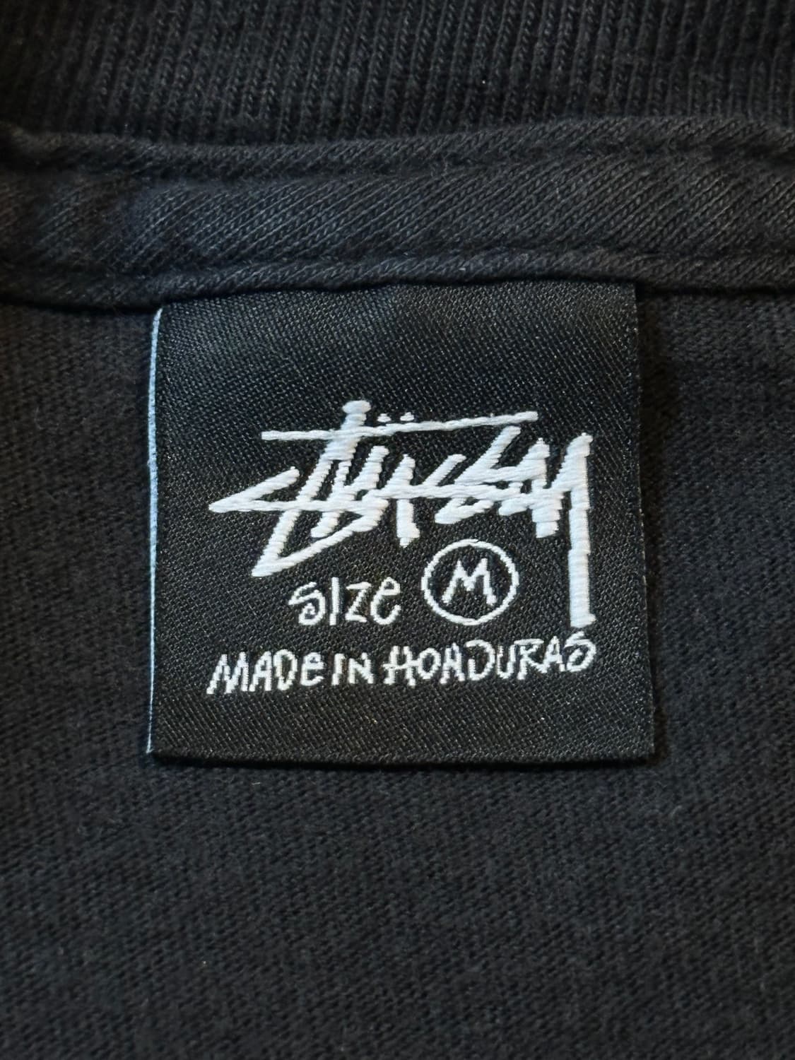 스투시 STUSSY 베이직 로고 반팔 티셔츠 블랙 상품이미지5