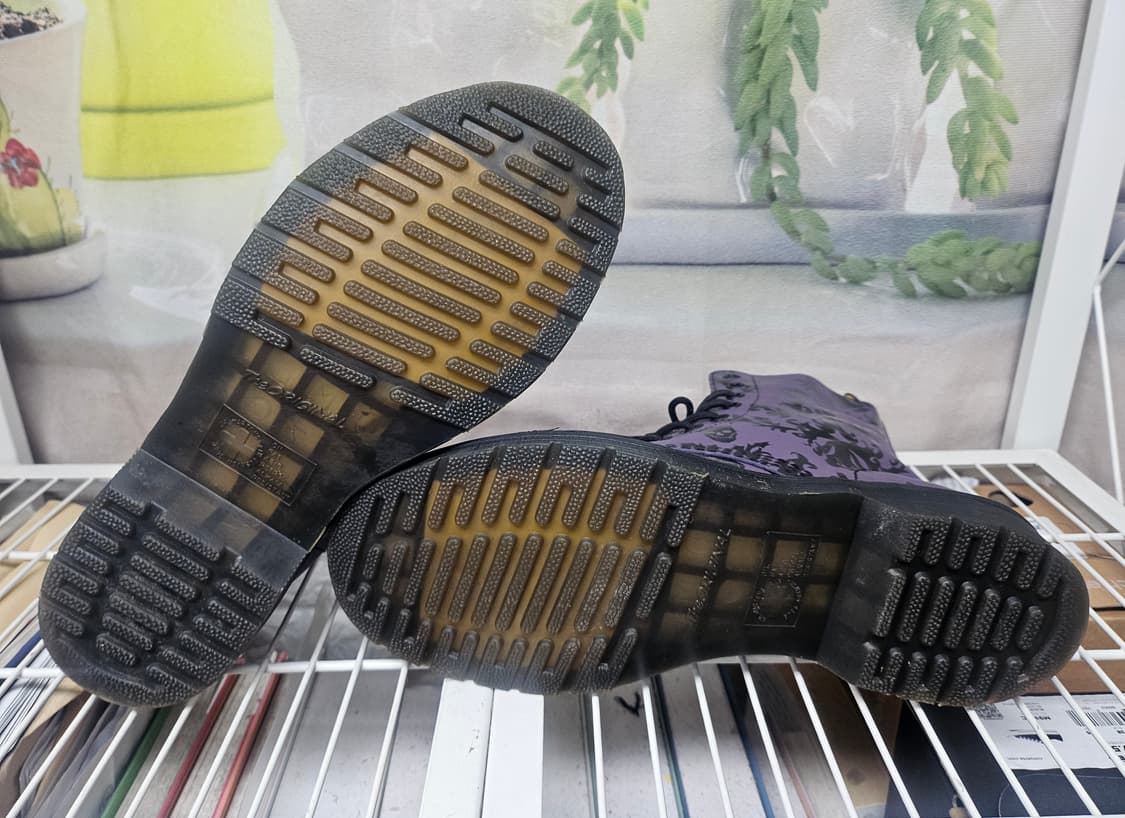 닥터마틴 255 해골 가죽부츠 플로럴 8홀 워커부츠 남녀공용 LB58 상품이미지6