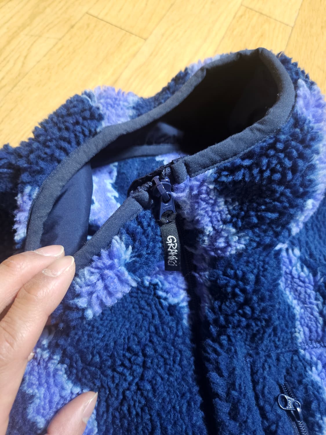 그라미치 쉐르파 리플 자켓 팬츠 셋업 양털 플리스 후리스 세트 xxl 상품이미지5