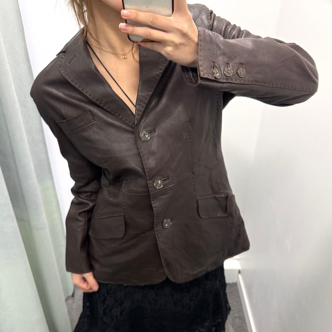 모토마치 제라르 브라운 양가죽 자켓 상품이미지1