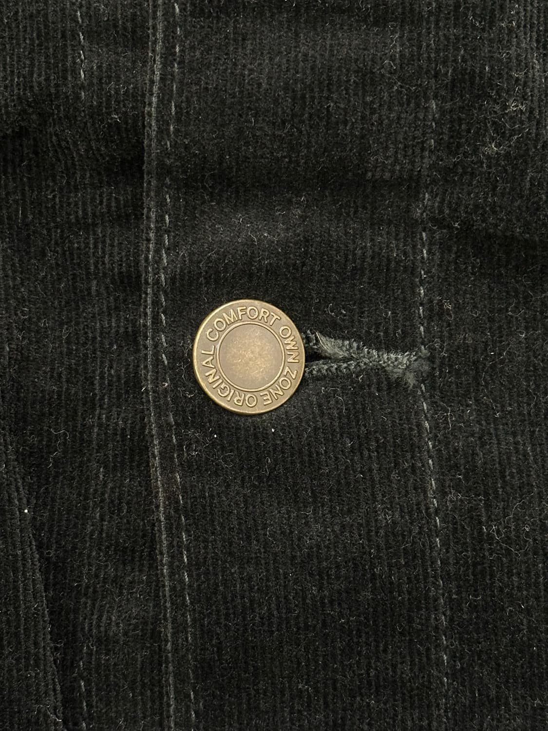 38)Japanese vintage 여성 블랙 벨벳 트러커 자켓 상품이미지3