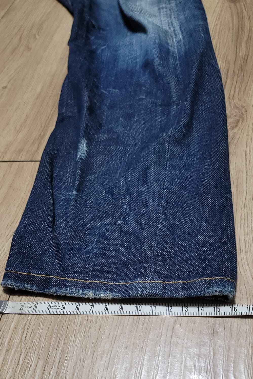 디스퀘어드2 루키11 레드지퍼 부블레핏 데님 청바지 EU 46 상품이미지8