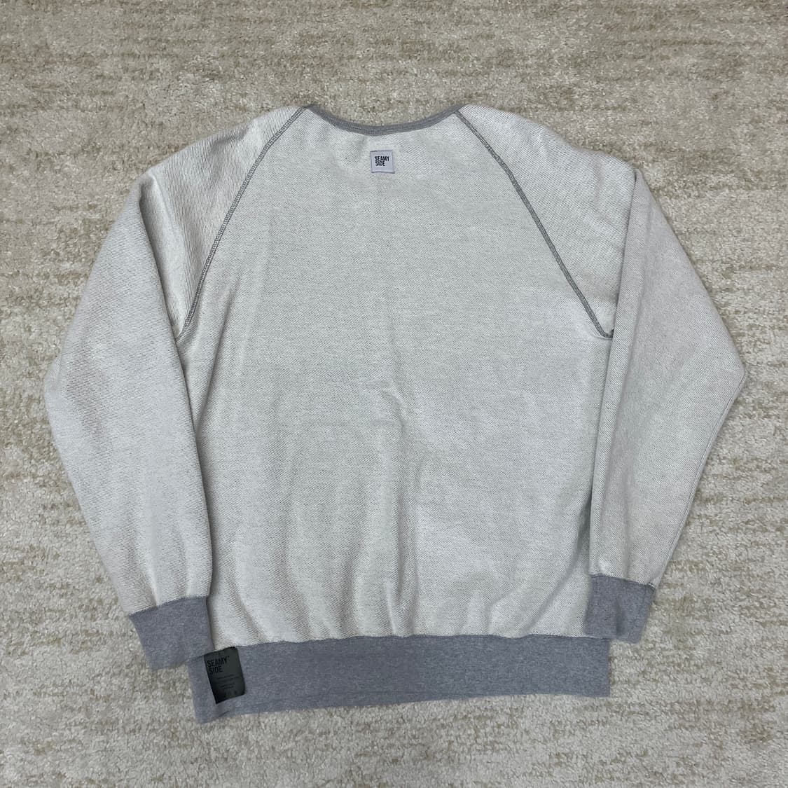 [L] SEAMYSIDE 인사이드 아웃 리버시블 크루넥 상품이미지3