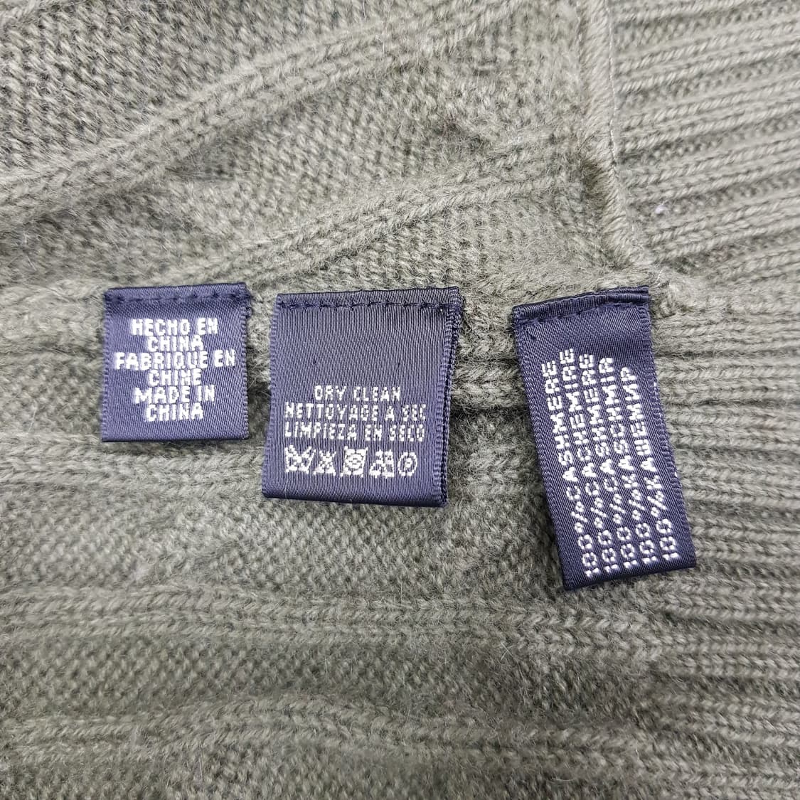 랄프로렌 슬림핏 캐시미어 케이블 니트 XL사이즈 상품이미지6