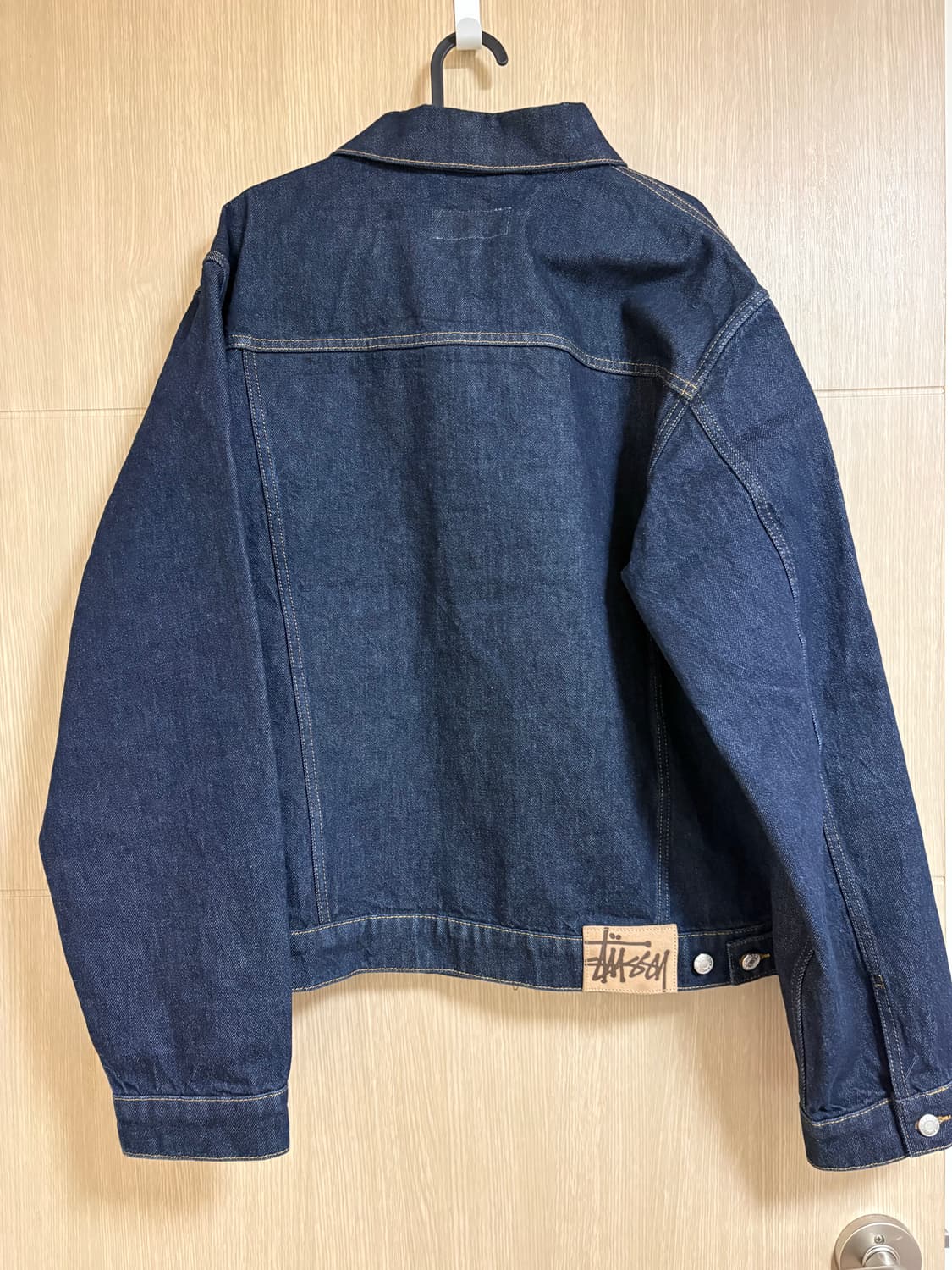 [택 있음] 스투시 데님 트러커 자켓 린스드 인디고  L 상품이미지5