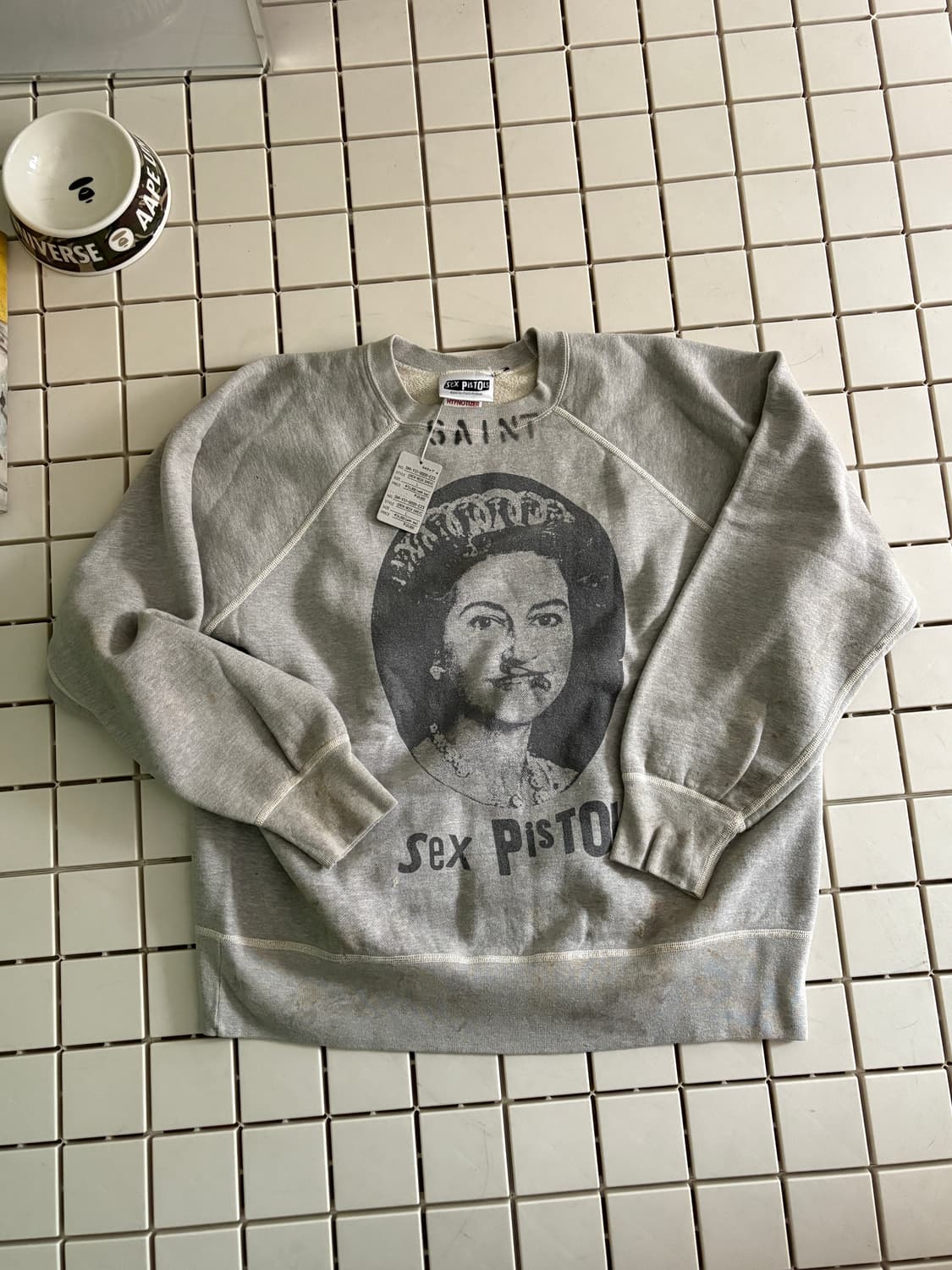 세인트 Mxxx x 섹x피스톨즈 넥 스웻셔츠 상품이미지2