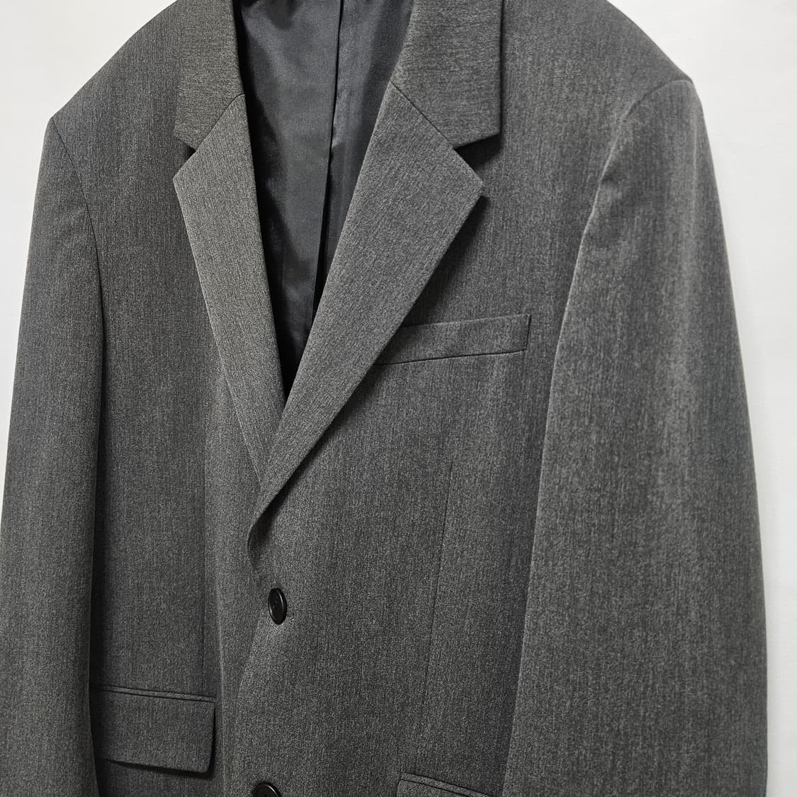 무신사스탠다드 차콜 블레이저 자켓 XL 상품이미지2