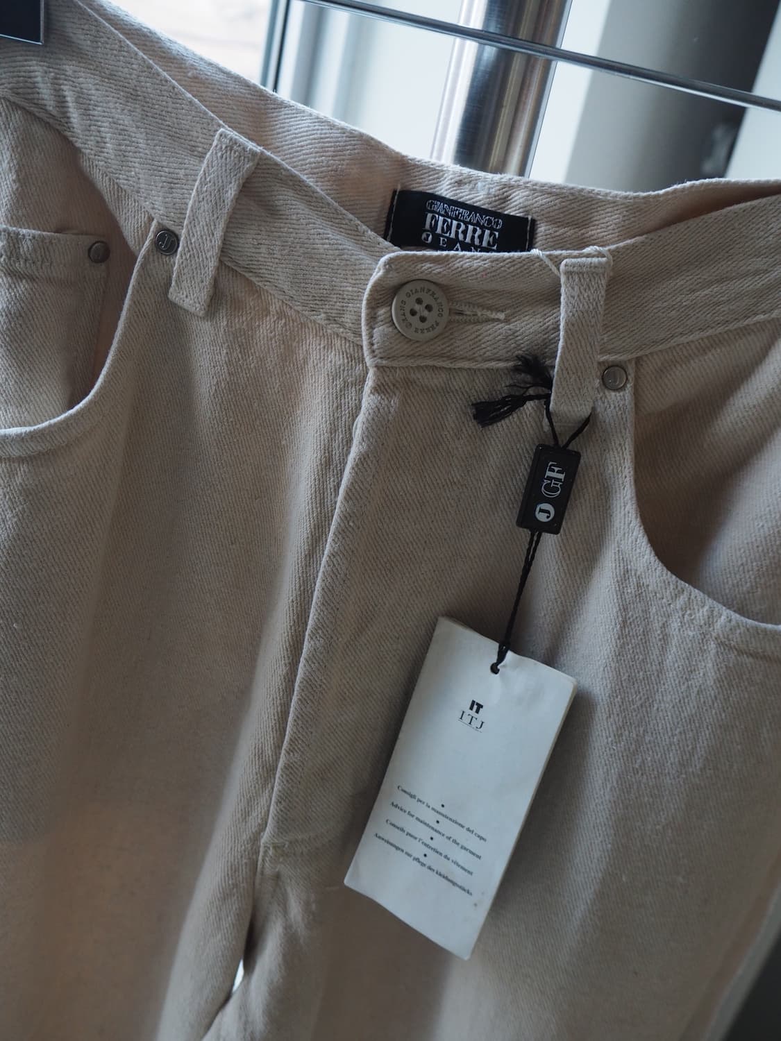 1990's GIANFRANCO FERRE JEANS linen pant 상품이미지2