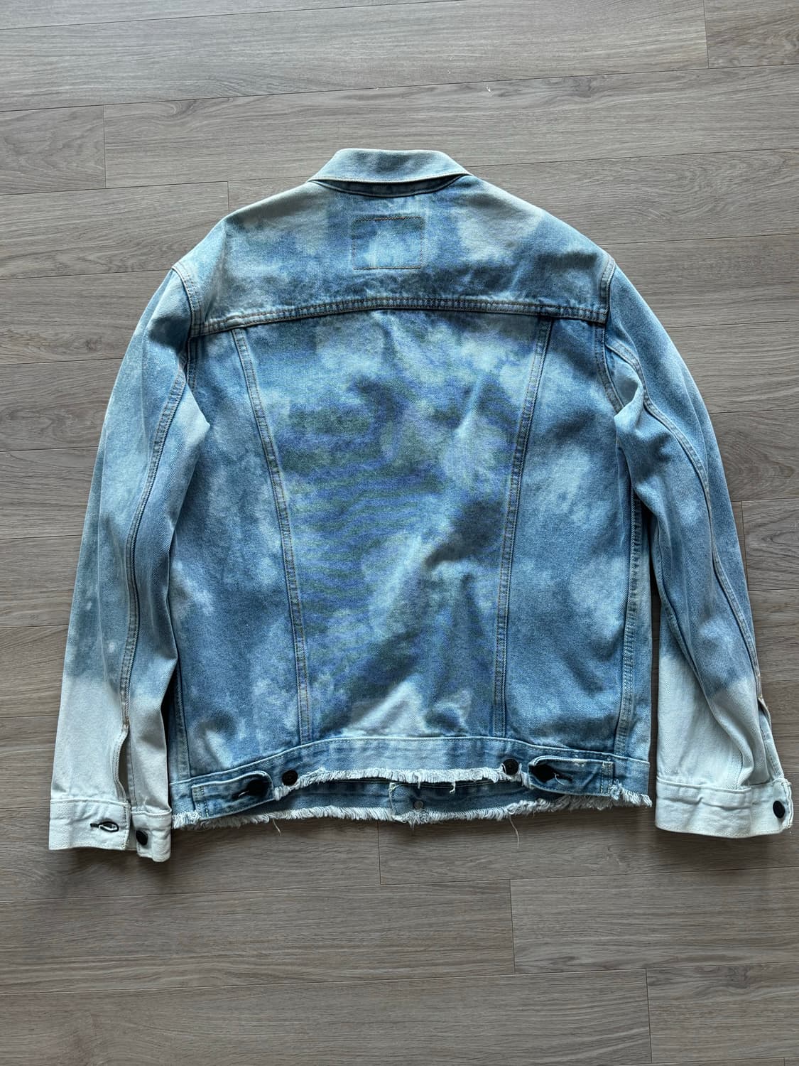 리바이스 화이트 워싱 데님자켓 L 상품이미지2