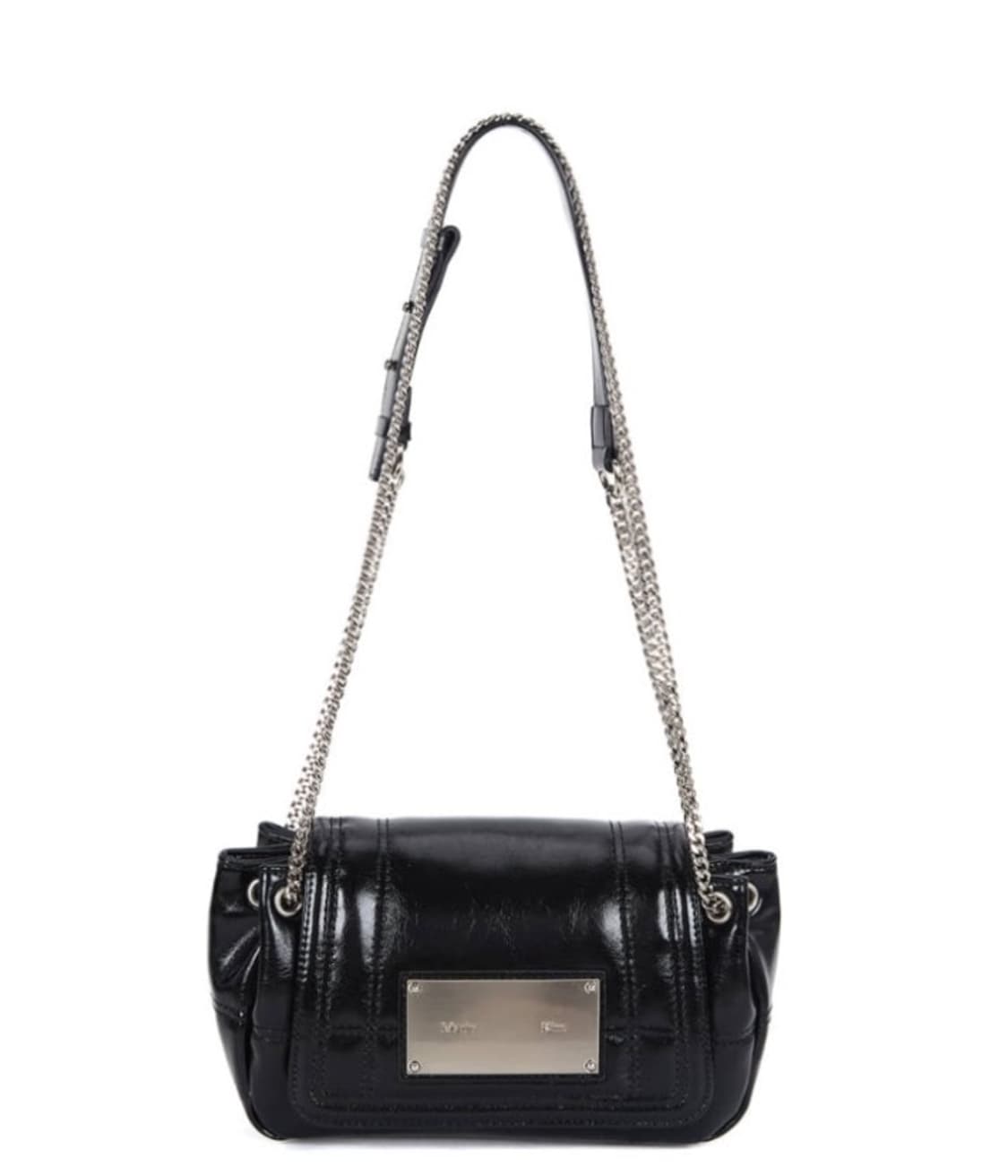 (새상품)마뗑킴 글로시 퀼팅 스몰 체인백 블랙 마땡킴 상품이미지1