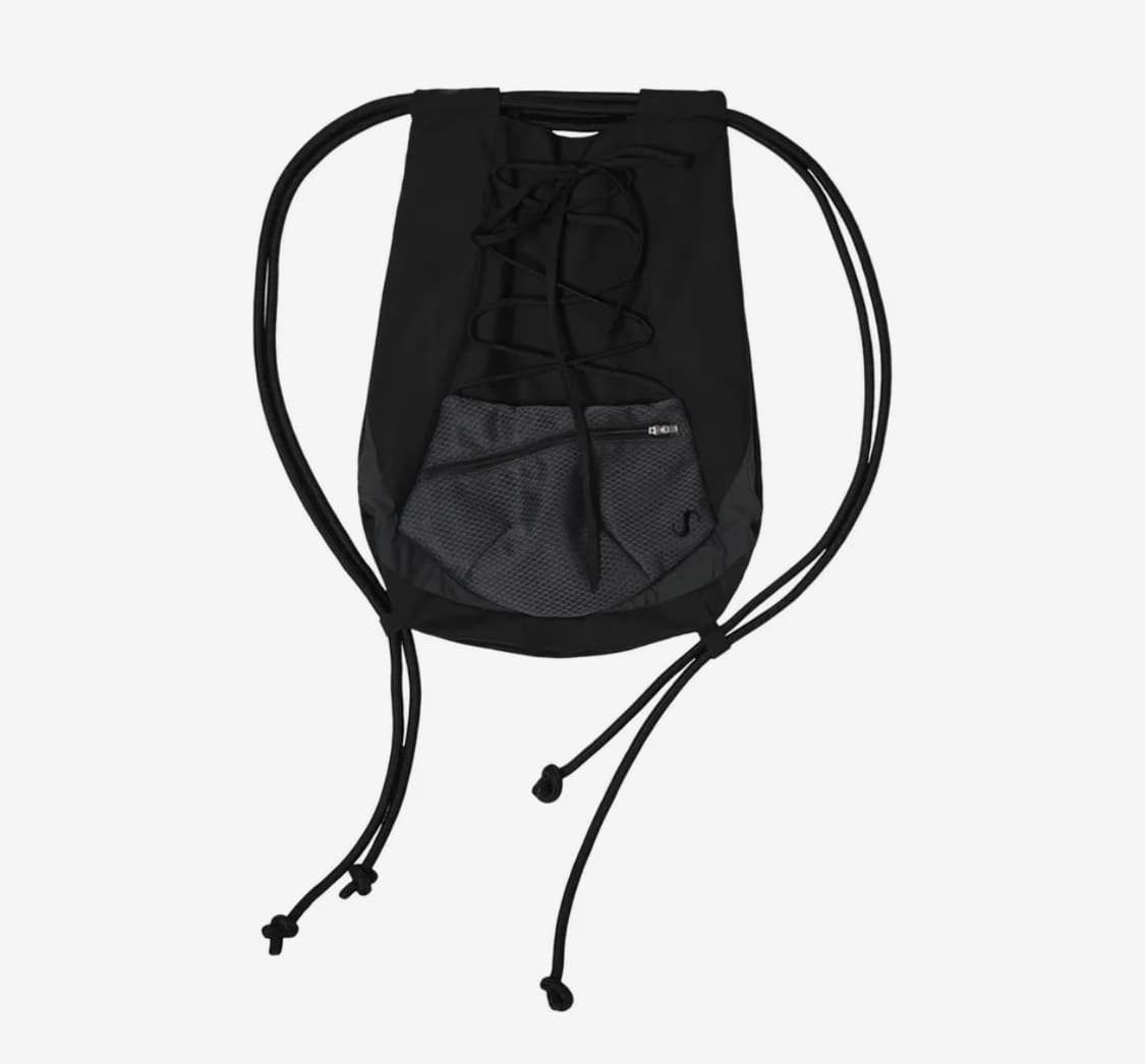 오호스 Detachable Pocket Gym Sack / Black 상품이미지1