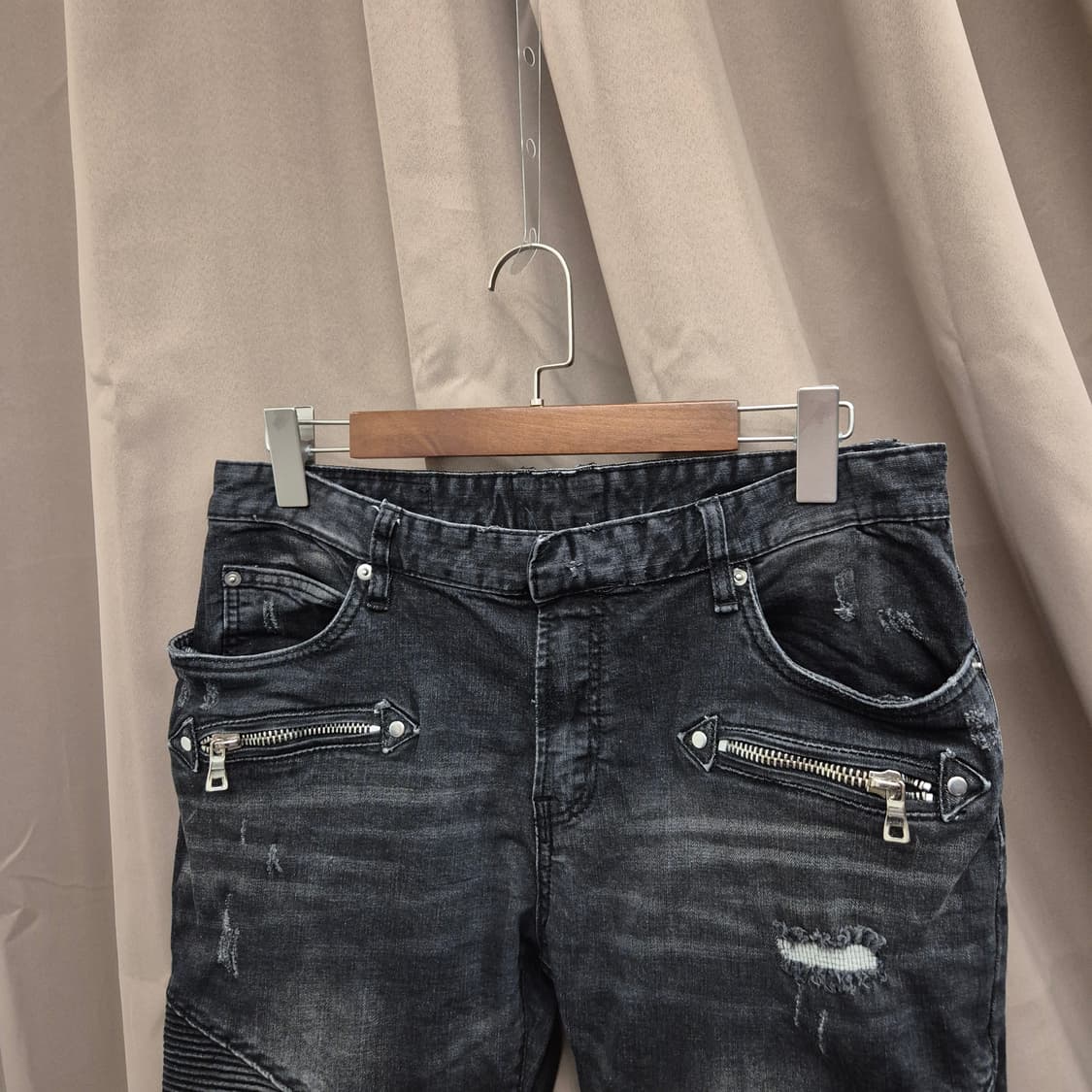 발망 바이커 데님 팬츠 50 상품이미지2