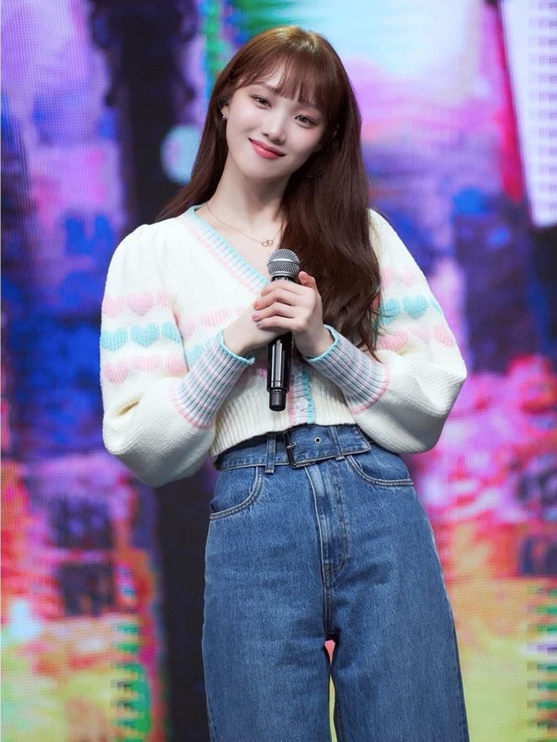 러브 쉑 팬시 크롭 하트 가디건 상품이미지1