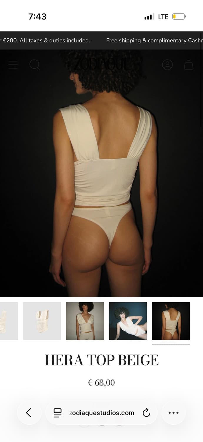 Zodiaque hera top xs 상품이미지3