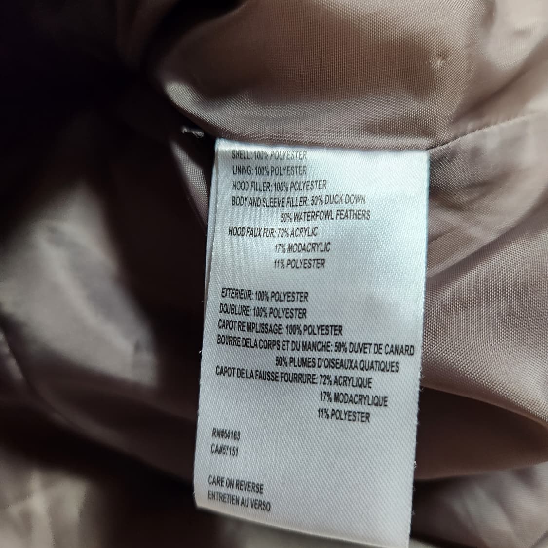 J153 [S] 캘빈클라인 오리털 슬림 패딩 상품이미지6